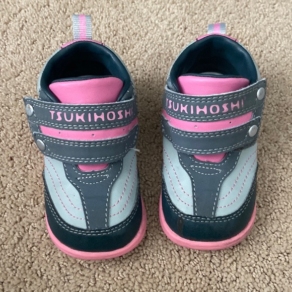 Tsukihoshi Other - Tsukihoshi 5.5 5 1/2 13 pink gray Velcro sneaker